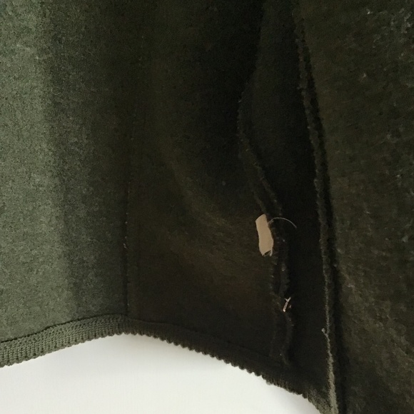 Geiger Women Pure Virgin Wool Cardigan Sweater Long Puff Sleeve Green Size L XL - Picture 7 of 8